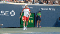 Shapovalov Throws His Racket