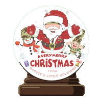 Santa Claus Christmas Sticker by scottyslittlesoldiers