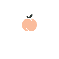 Booty Peach Sticker by Topli uzitki