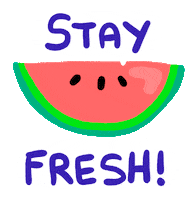 Hungry Summer Sticker by Eledraws (Eleonore Bem)