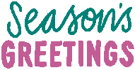 Seasons Greetings Christmas Sticker by Bett Norris