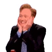 happy conan obrien Sticker by Team Coco