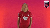 Womens Football Wink GIF by Barclays FAWSL