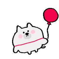 犬 風船 Sticker