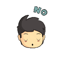 corebunny no no no no nahi node Sticker