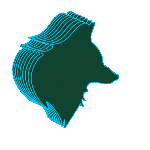 LaLouveandPartners giphygifmaker lalouveandpartners loup vert Sticker
