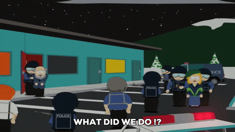 hotel arrest GIF by South Park 