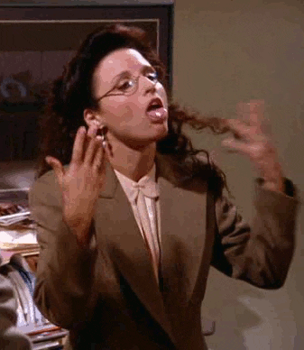 Julia Louis Dreyfus Elaine Seinfeld GIF