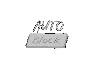 Calligraphy Block Sticker