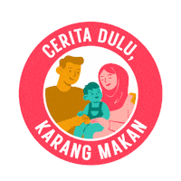 Family First Sticker by Health Promotion Centre Brunei