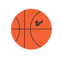 Usf Bulls Basketball Sticker by University of South Florida