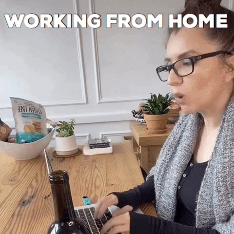 Work From Home GIF by Amanda Cee Media