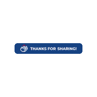Thanks For Sharing Thank You Sticker by Bianca Franz