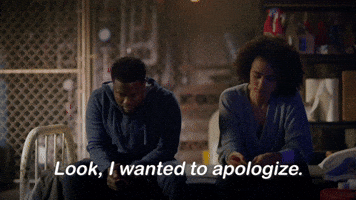 I Wanted To Apologize