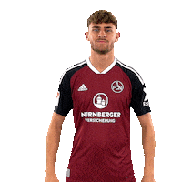 Pointing Links Sticker by 1. FC Nürnberg