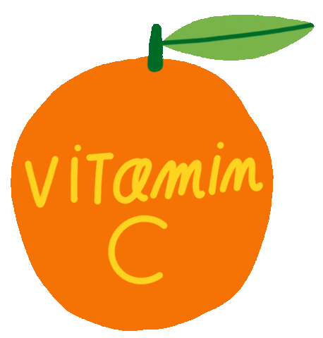 Sick Vitamin C Sticker by Bodil Jane