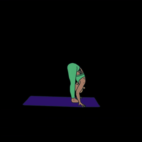 RunForHeroes giphyupload girl woman yoga GIF