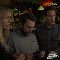 Season 17 Eating Paper GIF by It's Always Sunny in Philadelphia