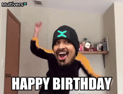 Happy Birthday Dancing GIF by MultiversX