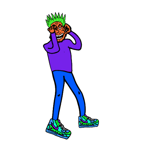 Wake Up Fight Sticker by Nuttz