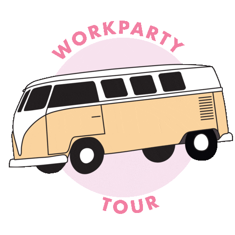 Tour Bus Party Sticker by Create Cultivate