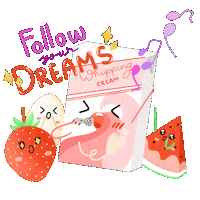 Watermelon Sing Sticker by Chérie Bakery