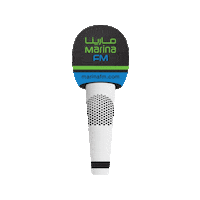 MarinaFM radio mic microphone marina Sticker