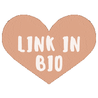 Heart Link In Bio Sticker
