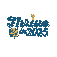 ECIUSA epcs thrive in 2025 epc services company EPCS epc services company 25th anniversary Sticker