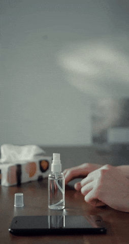 Scapade giphyupload covid19 sanitize mobile app GIF