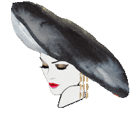 JessicaDurrantOfficial illustration artist drama hat Sticker