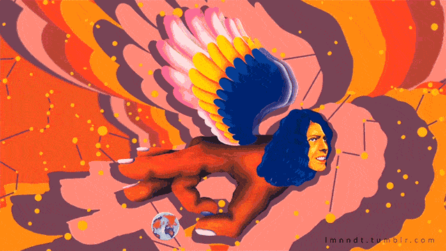 ziggy stardust bowie GIF by Andi