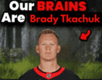 NYSports13 senators our brains are brady tkachuk our brains are gone GIF