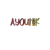 Rainbow Happiness Sticker by Ayounik by Damia Frangie