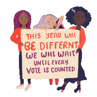 Voting Election 2020 Sticker by INTO ACTION