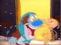 ren and stimpy nicksplat GIF