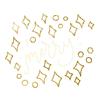 Christmas Gold Sticker