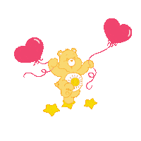 carebears funshinebear caringissharing carebearssingapore Sticker