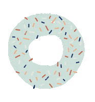 Tea Time Donut Sticker
