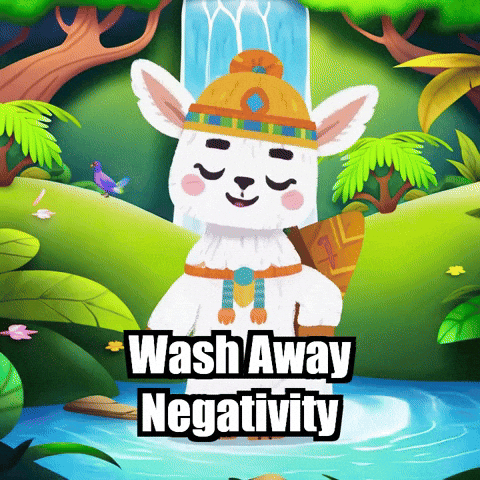 Wisdom Cleansing GIF by Llamaozi