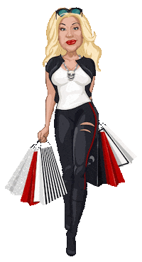 Shopping Shoppingqueen Sticker by JOHN Grafikdesign