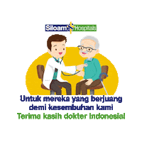 siloamhospitals terimakasih dokter hospitals doctorsday Sticker