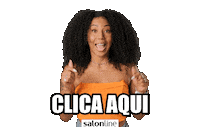 Clica Aqui Sticker by Salon Line