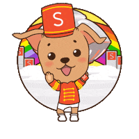 Happy Dog Sticker by Shopee Brasil