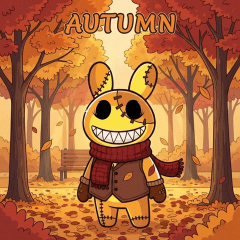 Autumnvibes Fallingleaves GIF by RugDollz