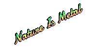 Sticker by Nature Is Metal