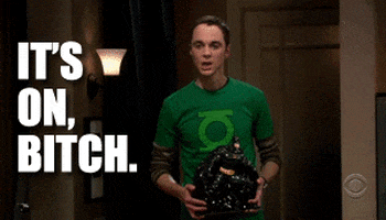 the big bang theory its on bitch GIF