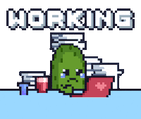 Sad Work Sticker by Potatozzz by 9GAG