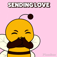 Love You Hearts GIF by Plan Bee Studios