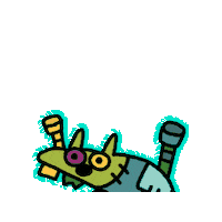 Cat Halloween Sticker